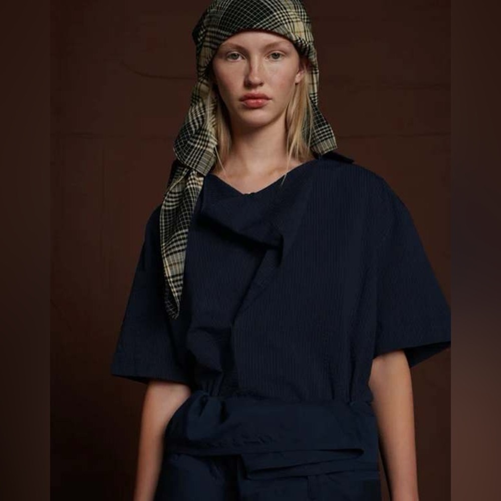 Soeur Achille Blouse in Navy size XS